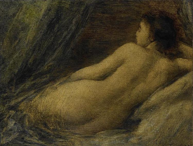 Henri Fantin-Latour Lying Naked Woman France oil painting art
